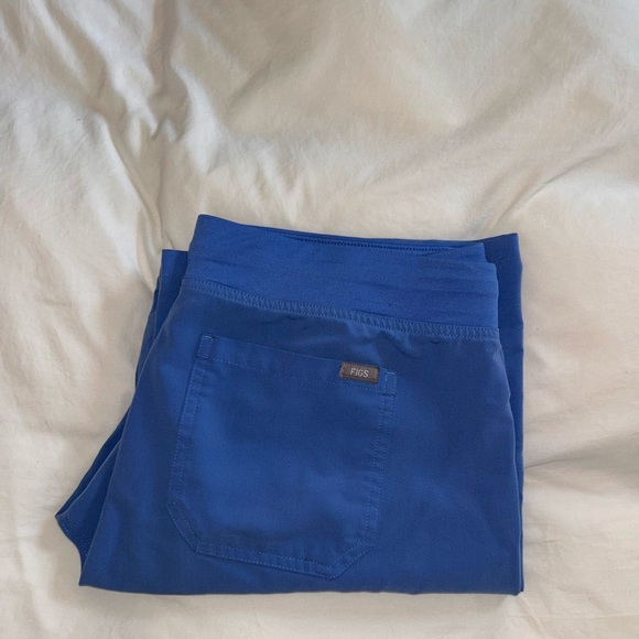 Figs Royal Blue Scrub Pants - Picture 1 of 2